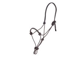 3/8" Two-Tone Rope Tied Halter