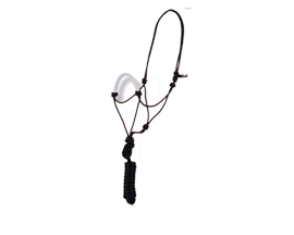 Rope Halter & Lead Combo Wrapped Noseband