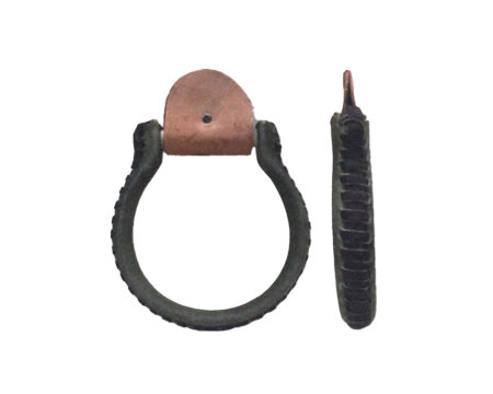 Oxbow Round Rawhide Covered Stirrups 1" 