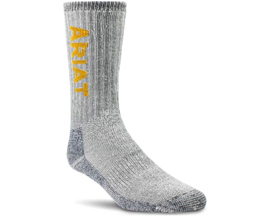 Ariat® Unisex Ultimate Thermal Wool Blend Work 2PK X-Large Socks - Black