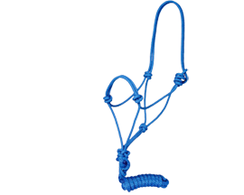 Cowboy Rope Braided Halter With 5/8" Lead