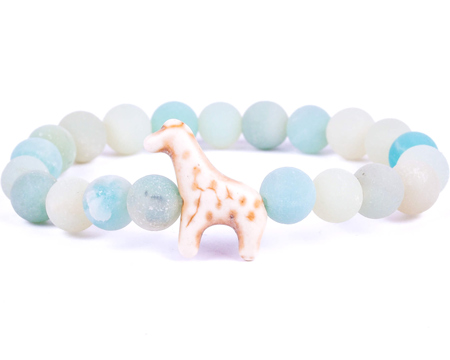 Fahlo® The Trek Giraffe Tracking Bracelet - Sky Stone