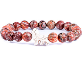 Fahlo® The Excursion Lion Tracking Bracelet - Sahara Stone