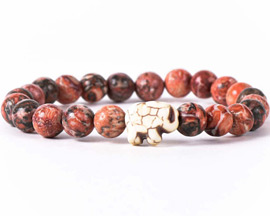 Fahlo® The Expedition Elephant Tracking Bracelet - Desert Stone