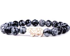 Fahlo® The Venture Polar Bear Tracking Bracelet - Papillae Stone