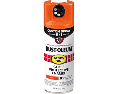 Rust-oleum® 12 oz. Stops Rust® Protective Enamel with Custom Spray 5-in-1 - Gloss Orange