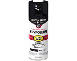 Rust-oleum® 12 oz. Stops Rust® Protective Enamel with Custom Spray 5-in-1 - Satin Black