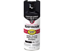 Rust-oleum® 12 oz. Stops Rust® Protective Enamel with Custom Spray 5-in-1 - Semi-Gloss Black