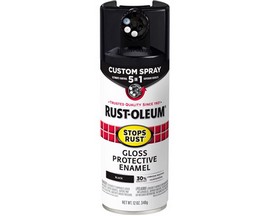 Rust-oleum® 12 oz. Stops Rust® Protective Enamel with Custom Spray 5-in-1 - Gloss Black