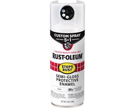 Rust-oleum® 12 oz. Stops Rust® Protective Enamel with Custom Spray 5-in-1 - Semi-Gloss White