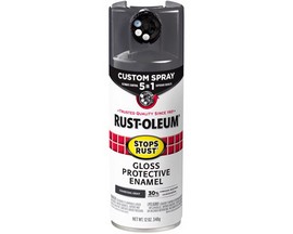 Rust-oleum® 12 oz. Stops Rust® Protective Enamel with Custom Spray 5-in-1 - Gloss Charcoal Gray