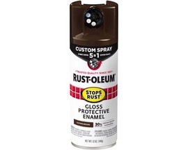Rust-oleum® 12 oz. Stops Rust® Protective Enamel with Custom Spray 5-in-1 - Gloss Leather Brown