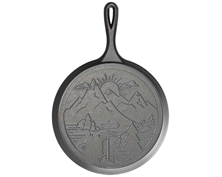 Lodge Cast Iron® Wanderlust 10.5 in. Cast Iron Mountain Griddle