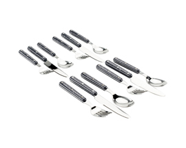 GSI Outdoors® Pioneer 4 Person Cutlery Set - Black