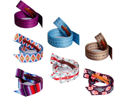 Fashion Print Nylon Tie Strap 6' long X 1-3/4" Wide-Pick a Pattern