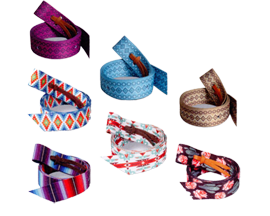 Fashion Print Nylon Tie Strap 6' long X 1-3/4" Wide-Pick a Pattern