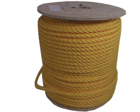 Poly Pro Yellow Polypropylene 6 Rope - Pick a Size
