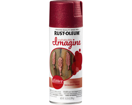 Rust-Oleum® 10.25 oz. Imagine Craft & Hobby Spray Paint - Glitter Red