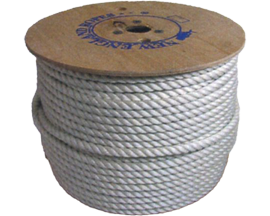 Spun Nylon 3 Twist Soft Rope - By The Foot