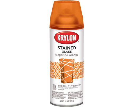 Krylon® 11.5 oz. Stained Glass Craft Spray Paint - Tangerine Orange