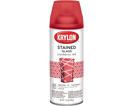 Krylon® 11.5 oz. Stained Glass Craft Spray Paint - Cranberry Red