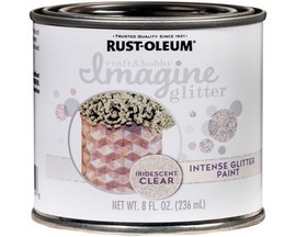 Rust-oleum® 8 oz. Imagine Craft & Hobby Intense Glitter Paint - Iridescent Clear
