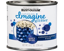 Rust-oleum® 8 oz. Imagine Craft & Hobby Intense Glitter Paint - Navy Blue