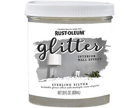 Rust-oleum® 28 oz. Glitter Interior Wall Paint - Sterling Silver