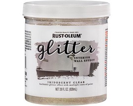 Rust-oleum® 28 oz. Glitter Interior Wall Paint - Iridescent Clear