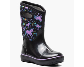 Bogs® Kids Classic 2 Mid Unicorn Winter Boots - Black Multi