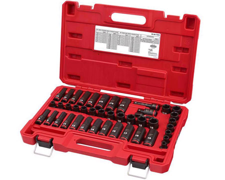 Milwaukee® 43-piece Shockwave Impact Duty 3/8 in. Drive 6-point Socket Set