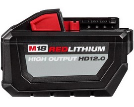 Milwaukee® M18 RedLithium High Output HD12.0 Battery Pack - 1 pc.