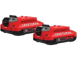 Craftsman® V20* 2.0Ah Lithium Ion Battery Pack - 2 pc.