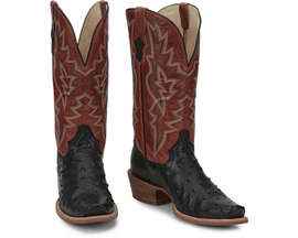 Tony Lama Men's Rylen 13" Full Quill Ostrich Western Boot