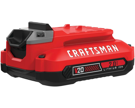 Craftsman® V20* 2.0Ah Lithium Ion Battery