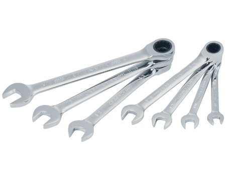 Craftsman&reg; 7-piece Ratcheting Combination SAE Wrench Set