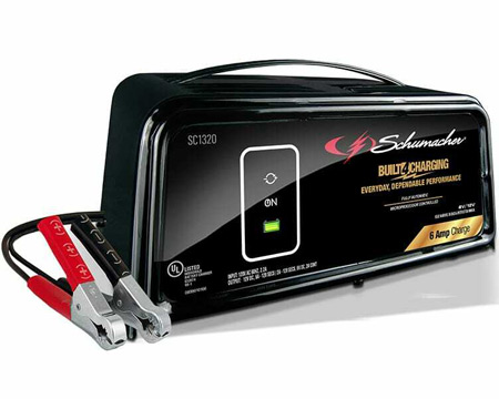 Schumacher® 6A 6/12V Battery Charger & Maintainer