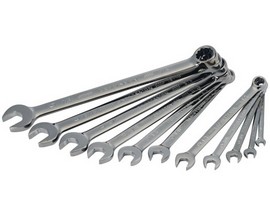 Craftsman® 11-piece Combination SAE Long-Panel Wrench Set - Gunmetal Chrome