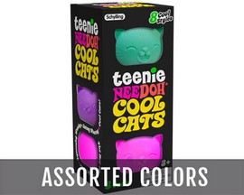 Teenie NeeDoh® 3-pack Cool Cats Sensory Toys - Assorted