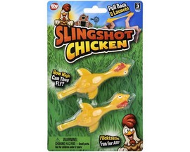 The Toy Network® 2-pack 4.33 in. Rubber Slingshot Toy - Chicken