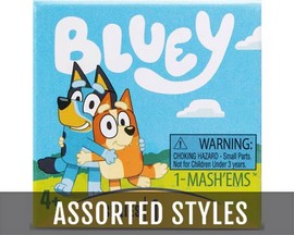 Mash'ems® Bluey Twist & Squish Mini Figurines - Assorted