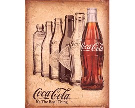 Signs 4 Fun® Metal Garage Sign - Coca-Cola® The Real Thing