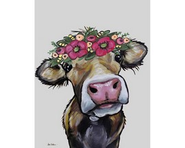 Signs 4 Fun® Metal Garage Sign - Hazel the Cow