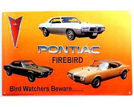 Signs 4 Fun® Metal Garage Sign - Pontiac Firebird