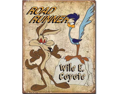 Signs 4 Fun® Metal Garage Sign - Roadrunner