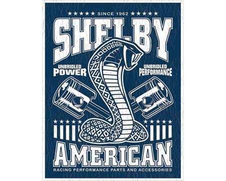 Signs 4 Fun® Metal Garage Sign - Shelby American