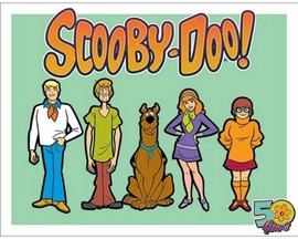 Signs 4 Fun® Metal Garage Sign - Scooby Doo 50 Years