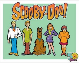 Signs 4 Fun® Metal Garage Sign - Scooby Doo 50 Years