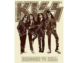 Signs 4 Fun® Metal Garage Sign - KISS® Dressed to Kill
