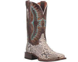 Dan Post Women's Rynna Python Natural Brown Western Boot